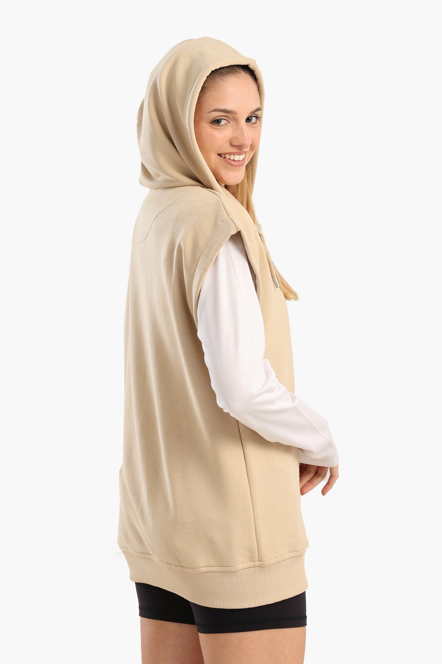 Cotton Blend Lounge Hoodie