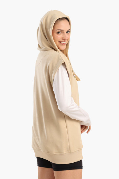 Cotton Blend Lounge Hoodie