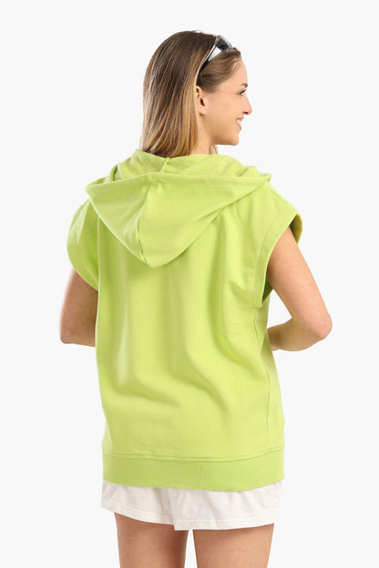 Cotton Blend Lounge Hoodie