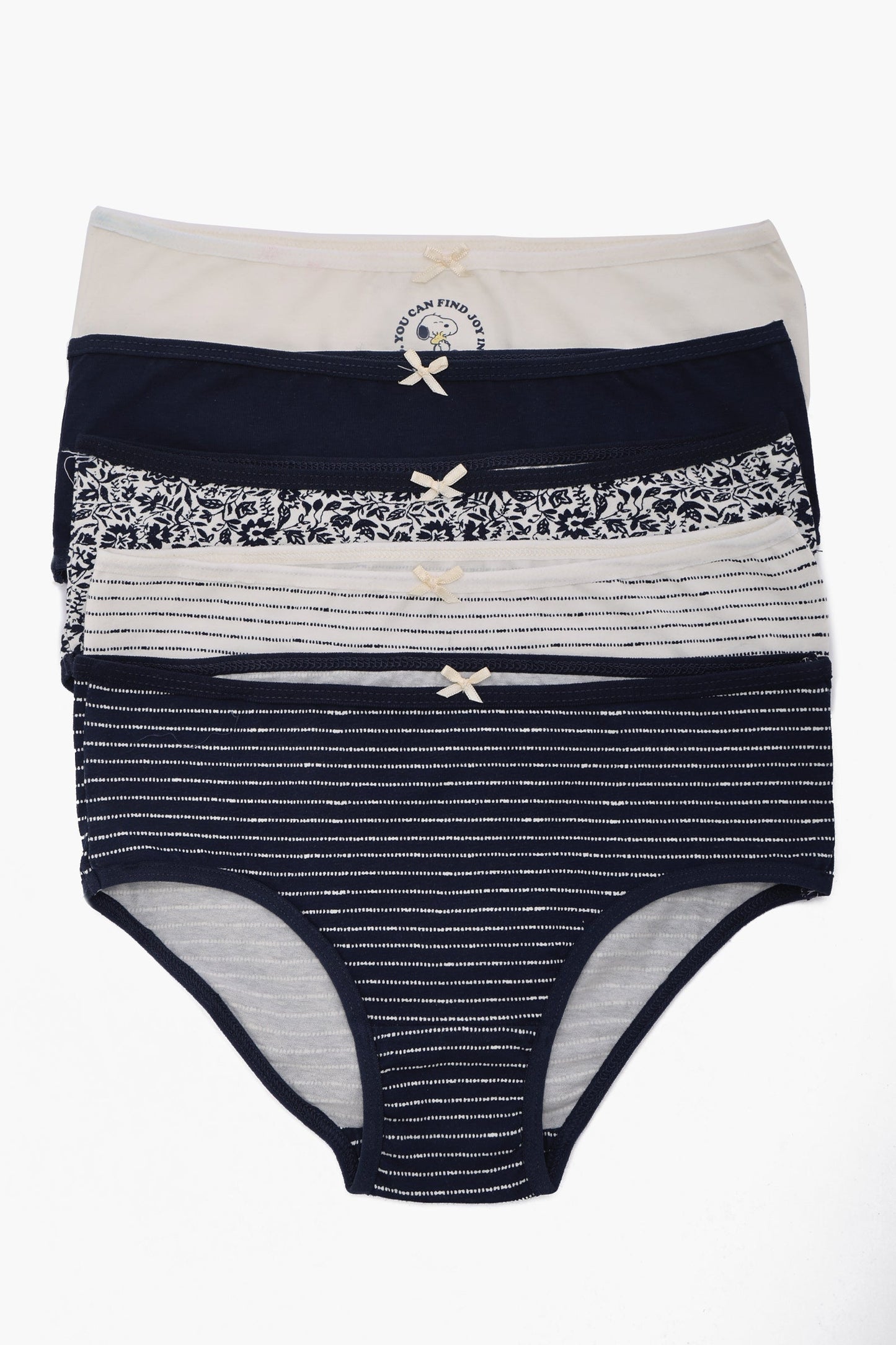 Pack of 5 Colored Brief Panties