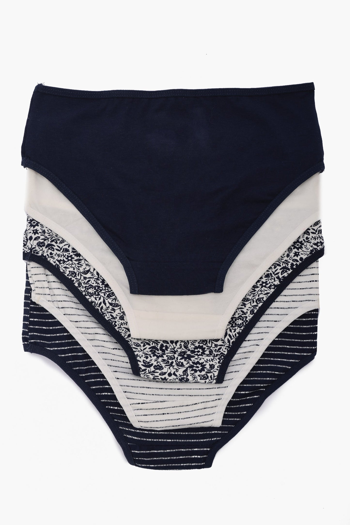 Pack of 5 Colored Brief Panties