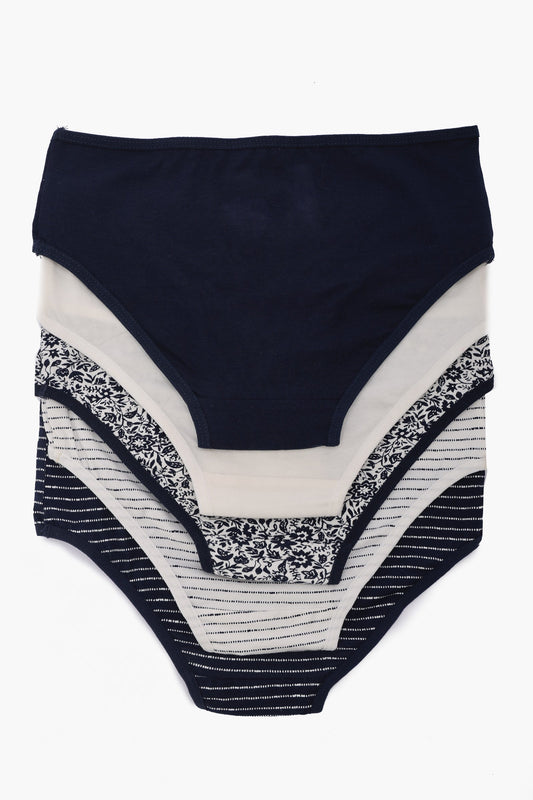 Pack of 5 Colored Brief Panties
