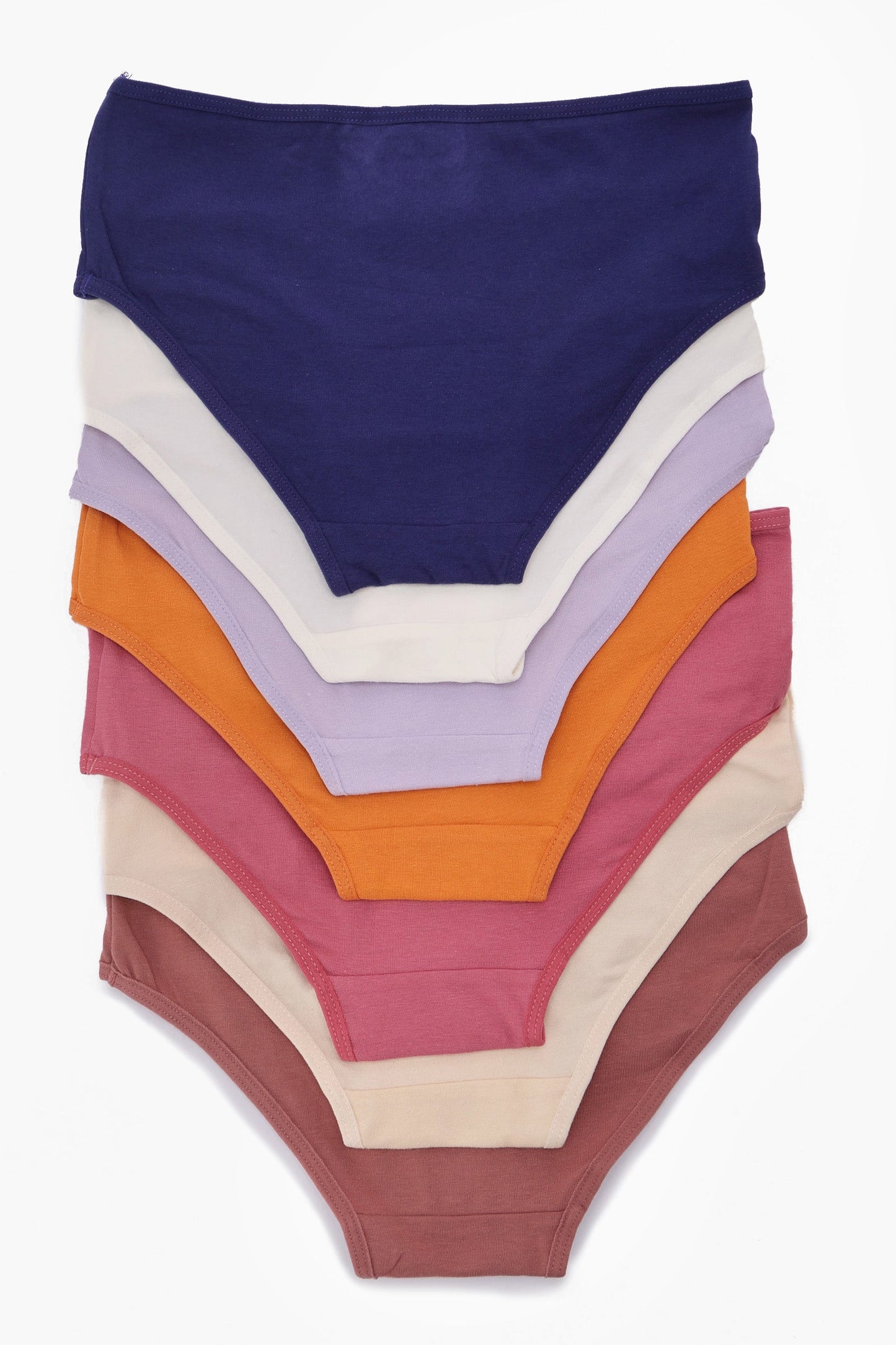 Pack of 7 Colored Brief Panties