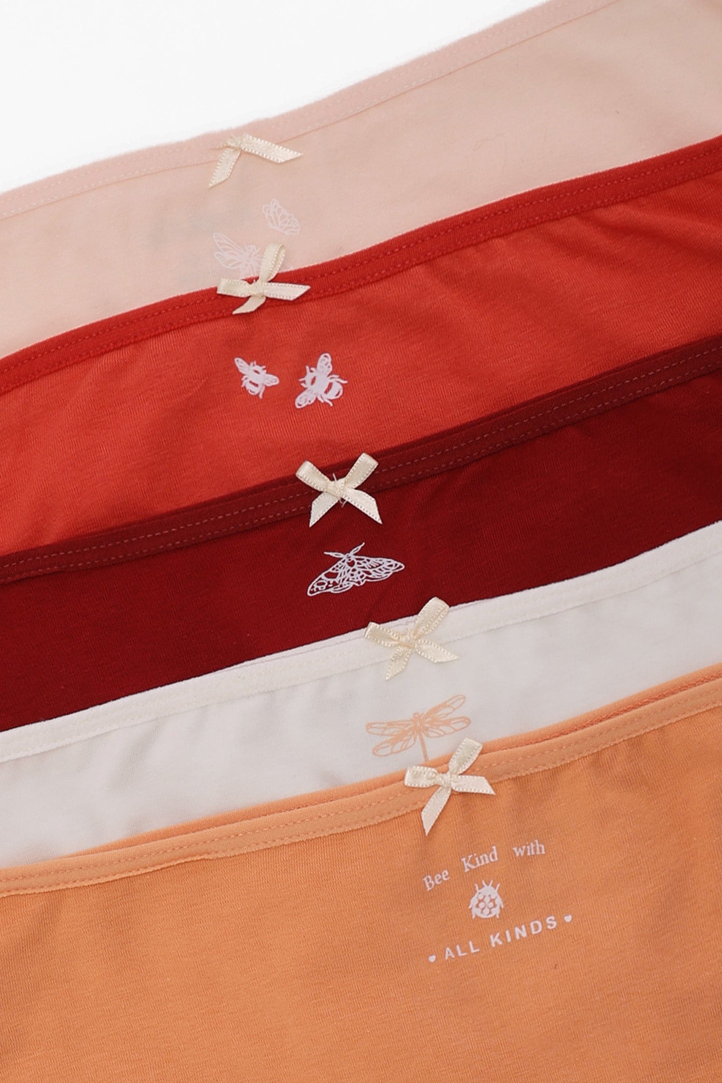 Pack of 5 Girly Brief Panties