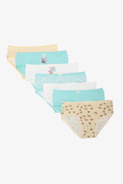 Pack of 7 Cotton Colored Bikini Panties – Multicolor