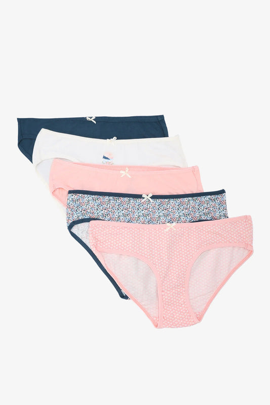 Cotton Colored Bikini Panties – Multicolor (Pack of 5)