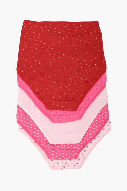 Cotton Colored Full Brief Panties – Multicolor (Pack of 5)