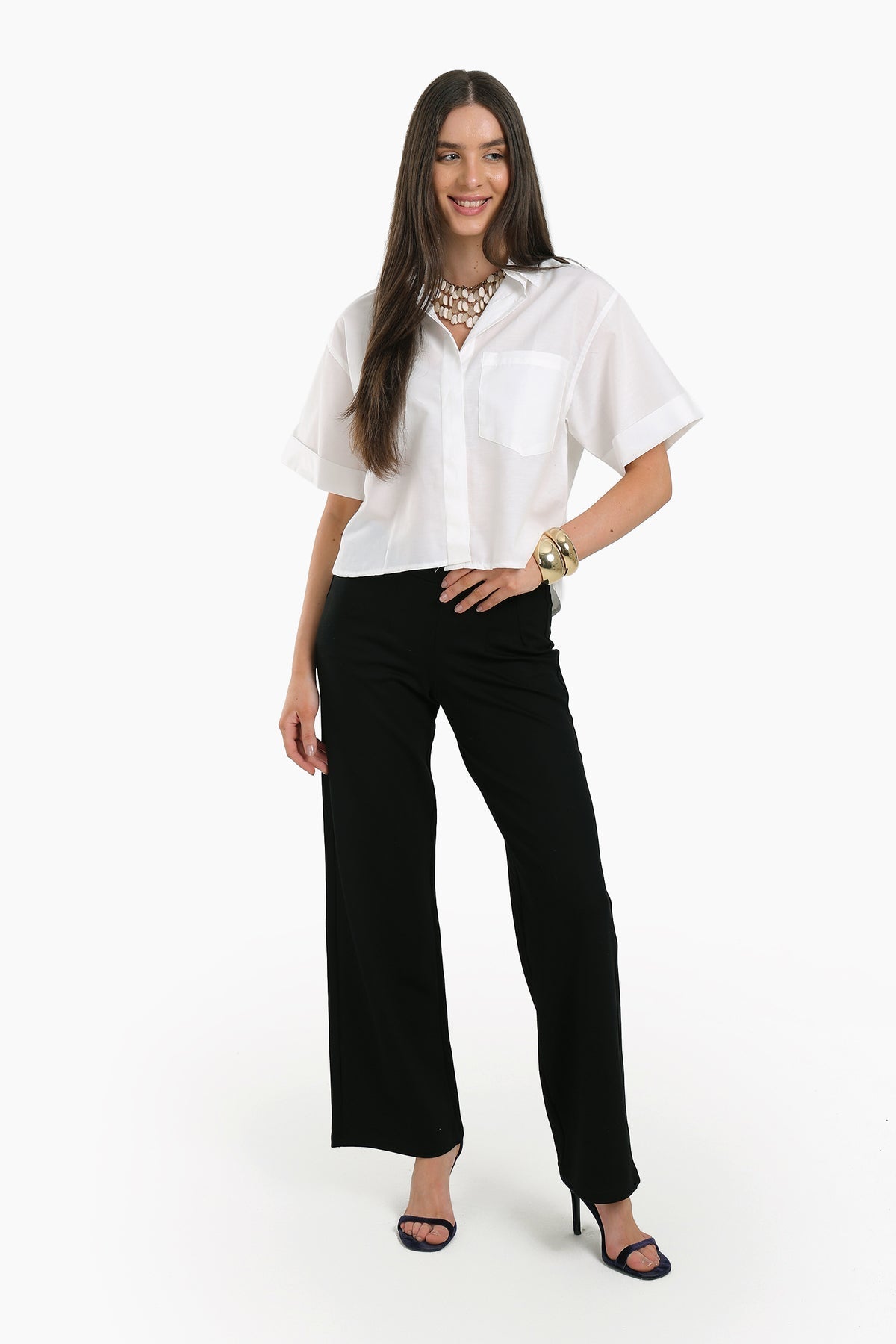 White Short Sleeves Shirt