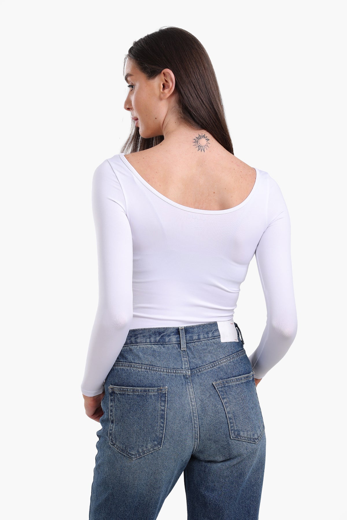 Off-Shoulder Long Sleeve Top