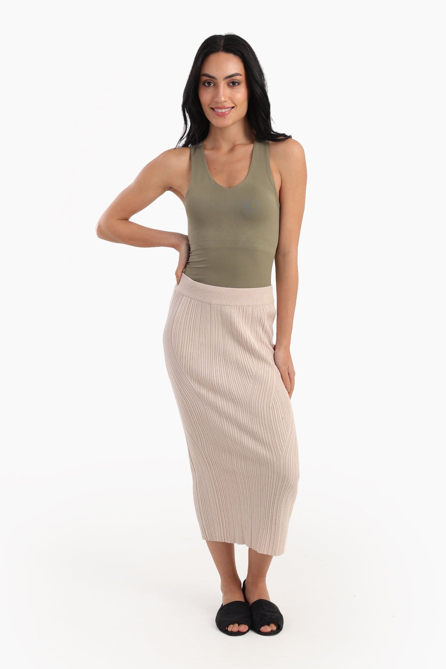 Slim Fit Round Neck Top