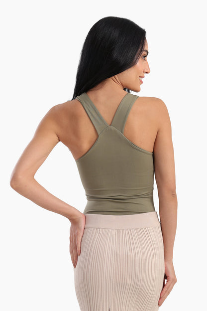 Slim Fit Round Neck Top