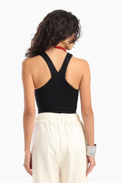 Slim Fit Round Neck Top