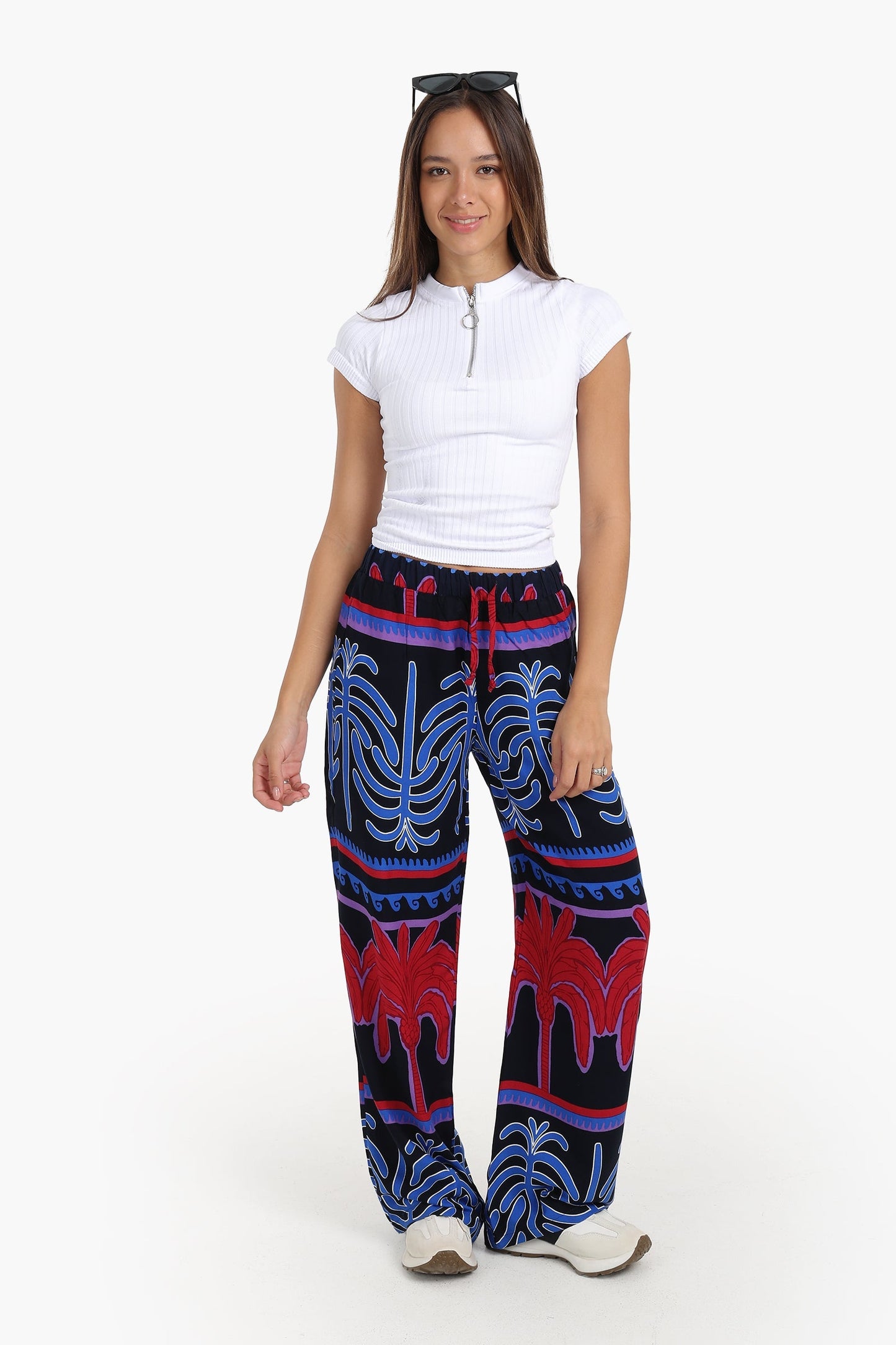 Ribbed Seamless Half Zip Top