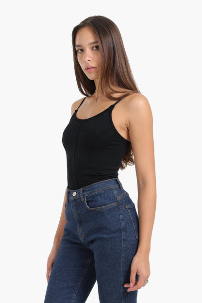 Seamless Microfiber Corset Top