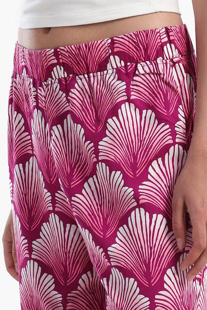 Color Block Wide Leg Pants