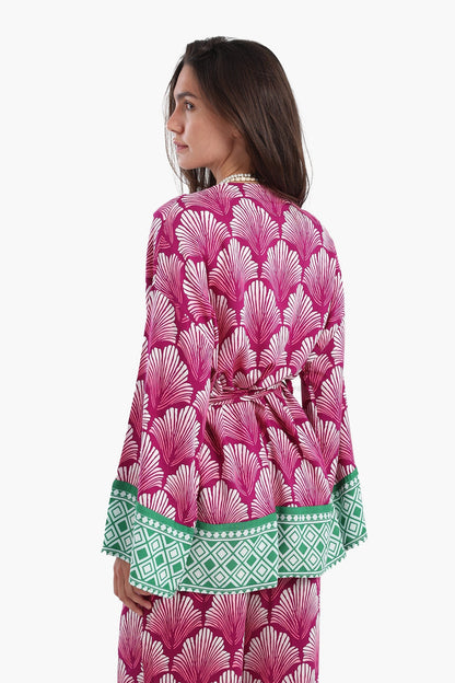 Shell Printed Kimono
