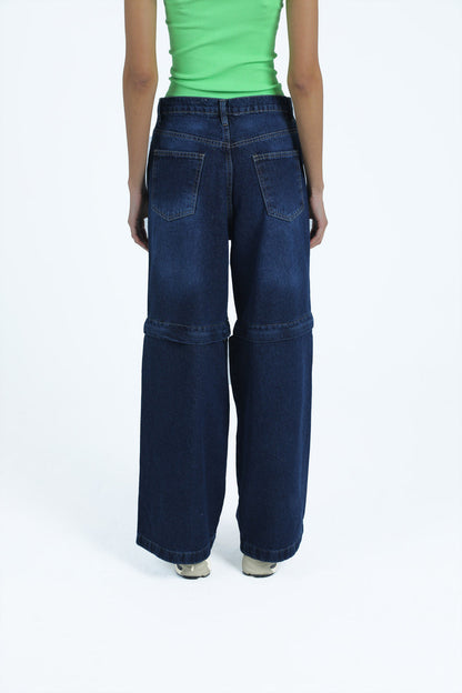 2in1 Convertible Denim Pants