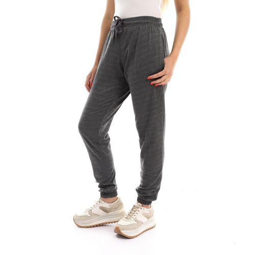 Mixed Poly-Cotton Plain Sports Pants
