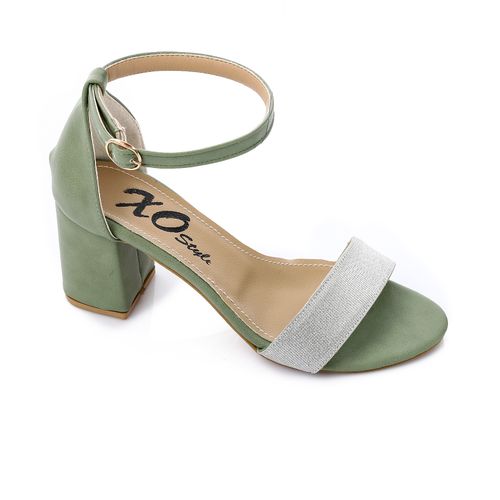 Faux leather Glamour Sandal - Green