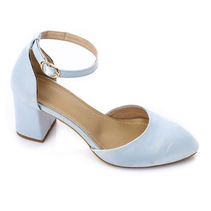 Faux Leather Pointed Pump Heels