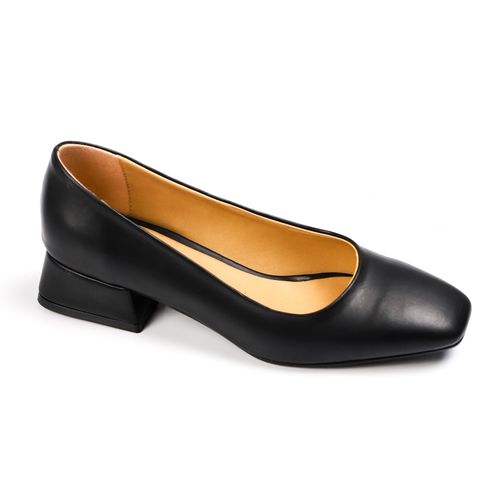 Faux Leather Classic Smooth Pump