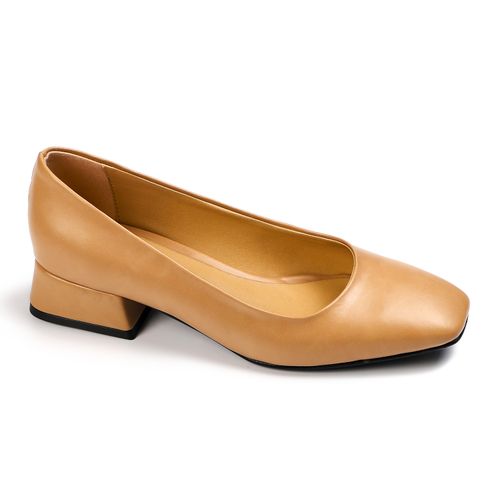 Faux Leather Classic Smooth Pump