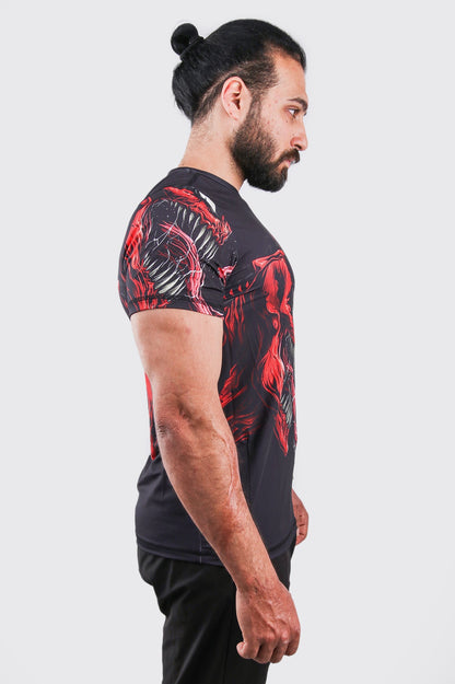 Synthetic Aggressive Venom V2 T-Shirt - Multicolor