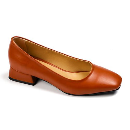 Faux Leather Classic Smooth Pump