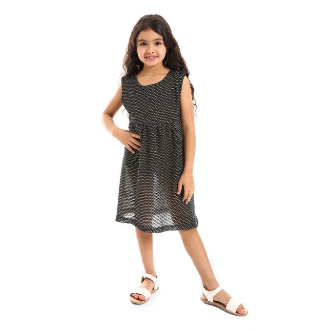 Stitched Slip On  Girls Dress
