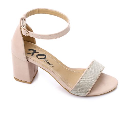 Faux leather Glamour Sandal - Beige