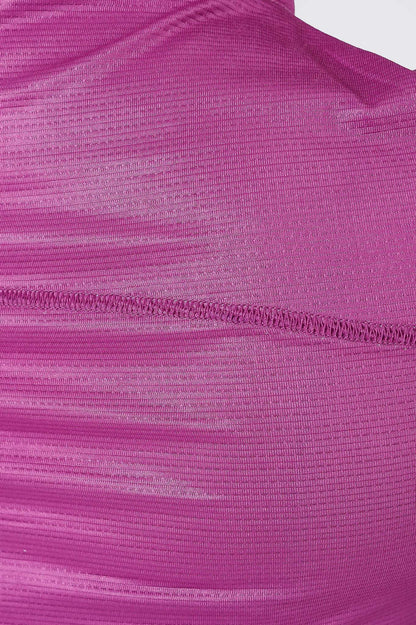 Synthetic Refined Style Compression T-Shirt - Purple