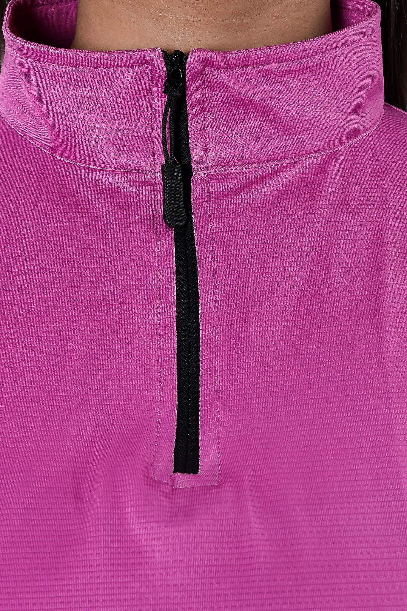 Synthetic Refined Style Compression T-Shirt - Purple