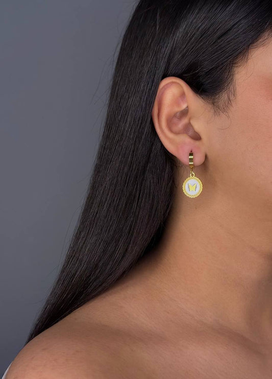 Gold-Plated Butterfly Earrings