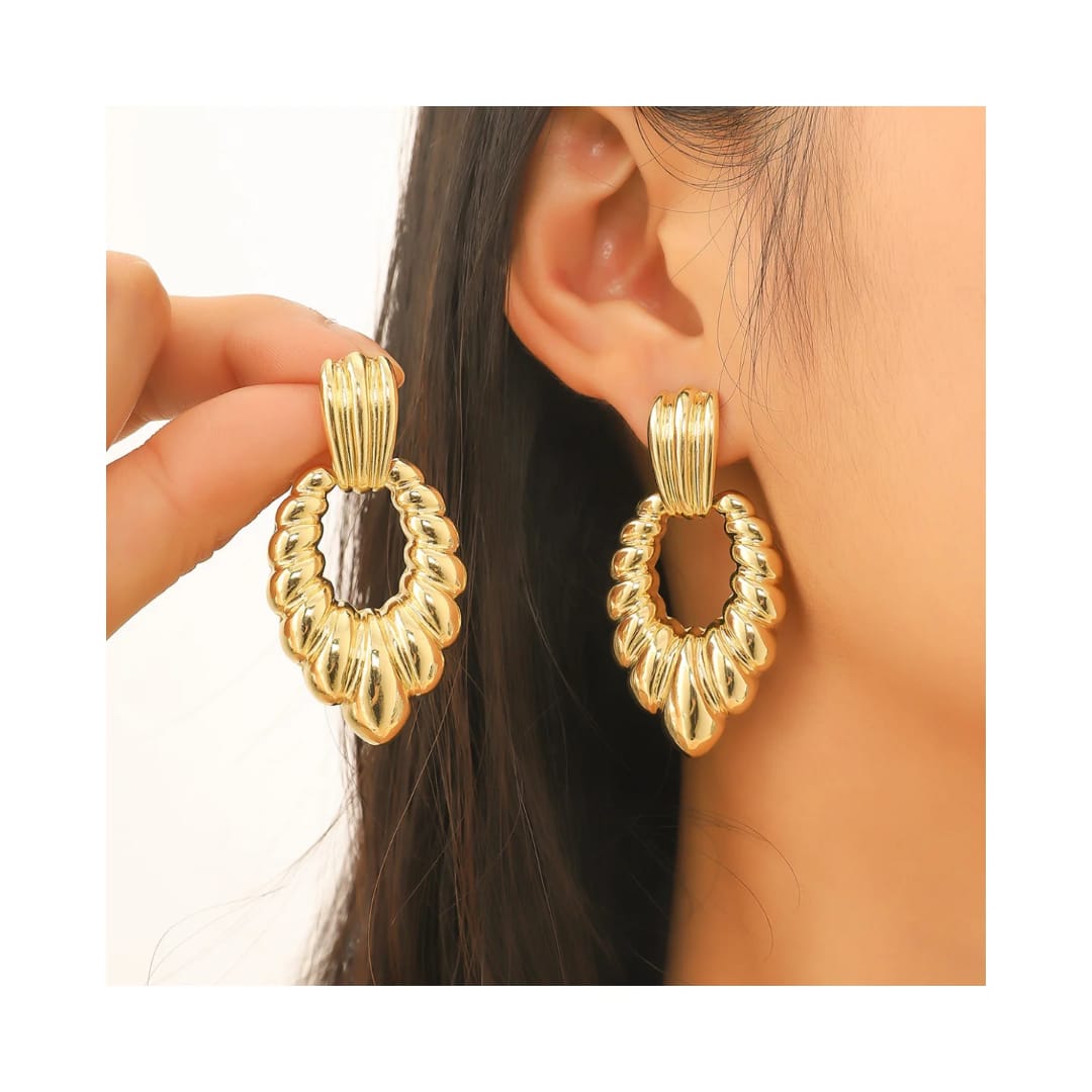 Gold-Plated Elegant Earrings