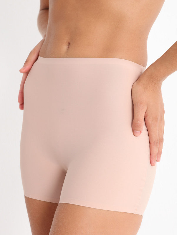 Seamless Comfort Boyshorts Brown Coral