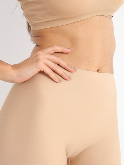 Seamless Comfort Boyshorts Milky Tea