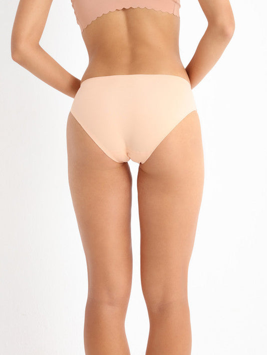 Seamless Grace Full-Coverage Bikini Pink Nude