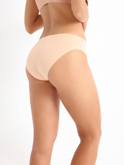 Seamless Grace Full-Coverage Bikini Pink Nude