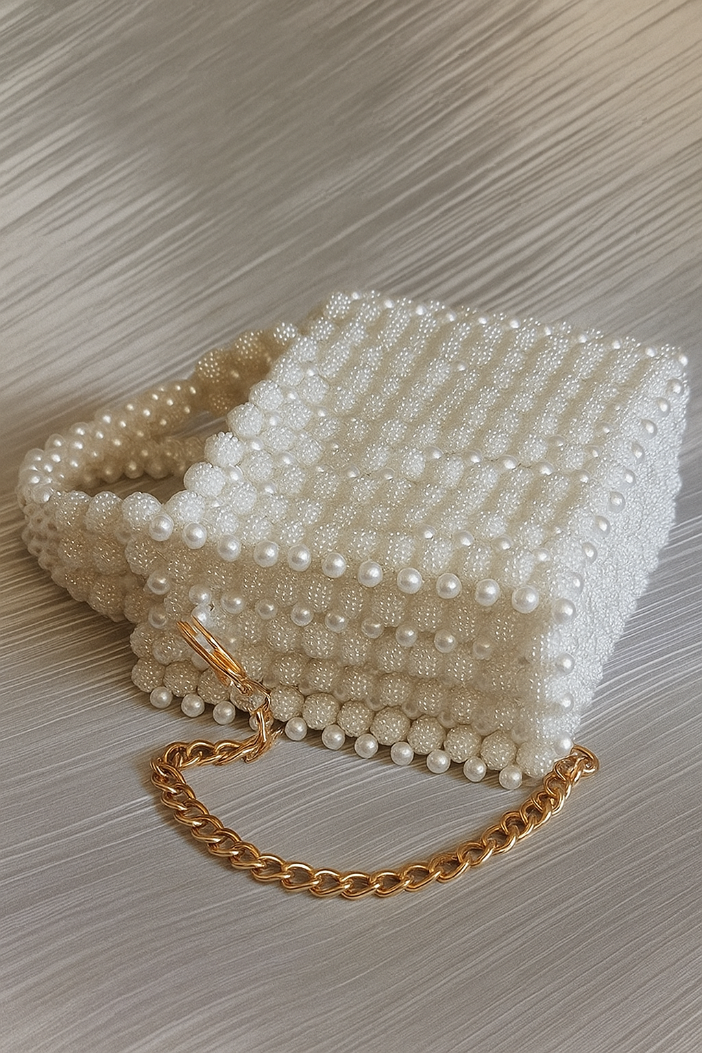 Pearl Fatafet Bag – Off White