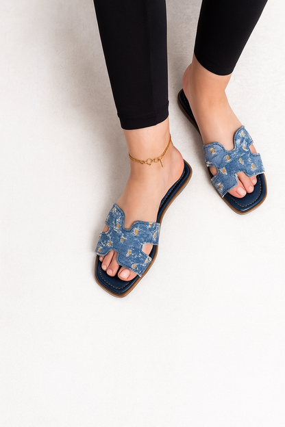 Denim Slipper H - Dark Jeans