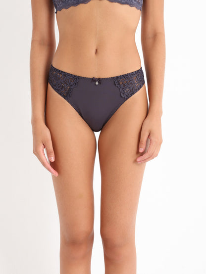 Lace Desire Bikini - Dark Grey