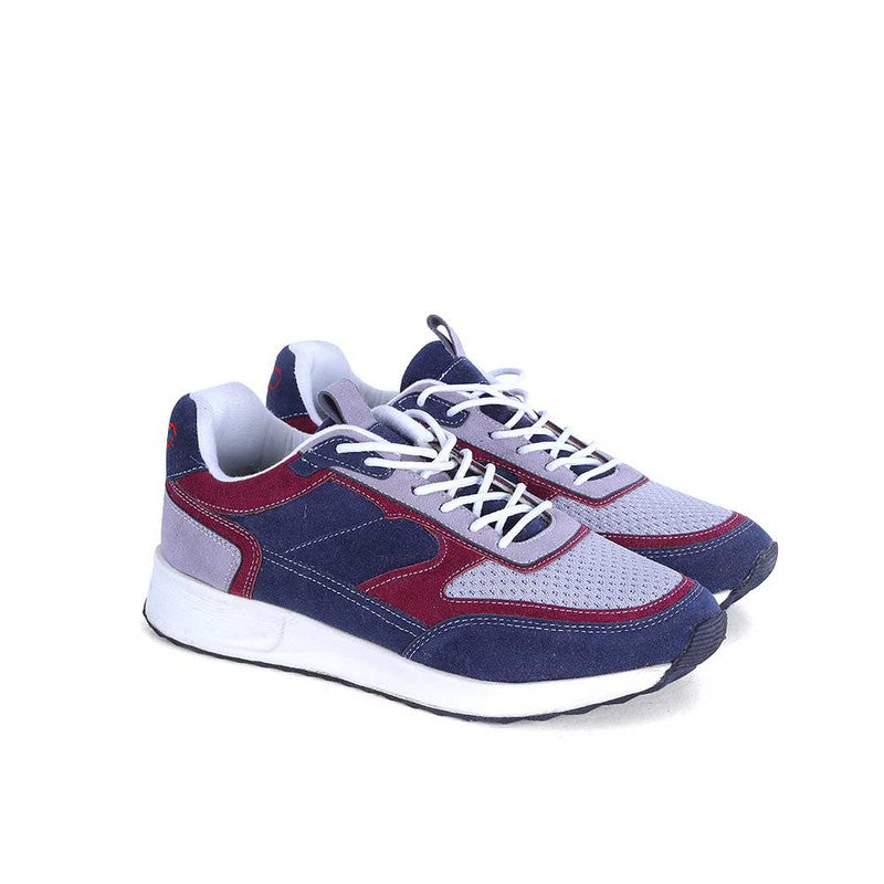 Suede Leather Sneakers - Multicolor