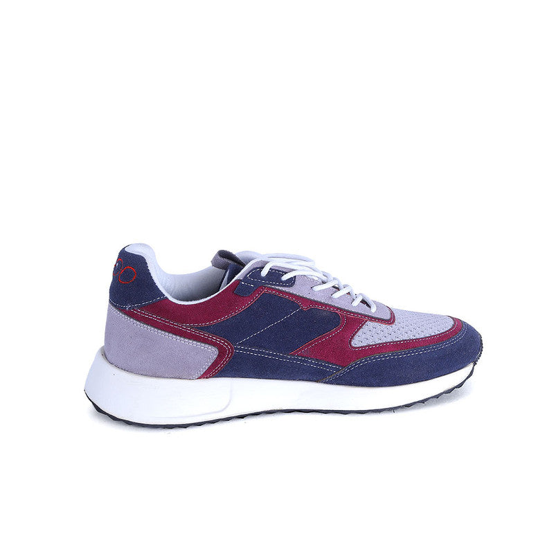 Suede Leather Sneakers - Multicolor