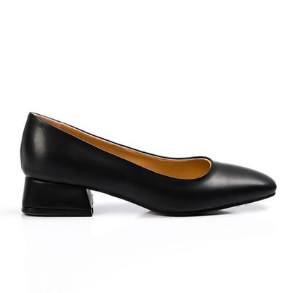 Faux Leather Classic Smooth Pump