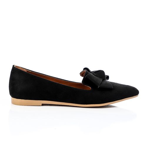 Suede Pointed Toe Flats