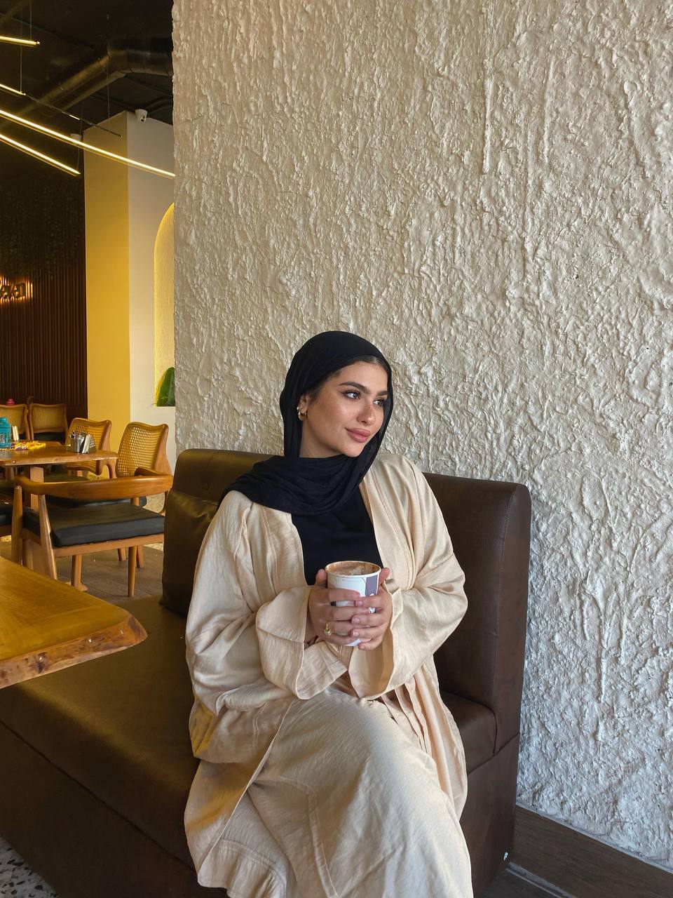 Wrap Linen Set - Beige