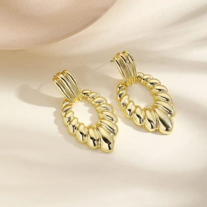 Gold-Plated Elegant Earrings