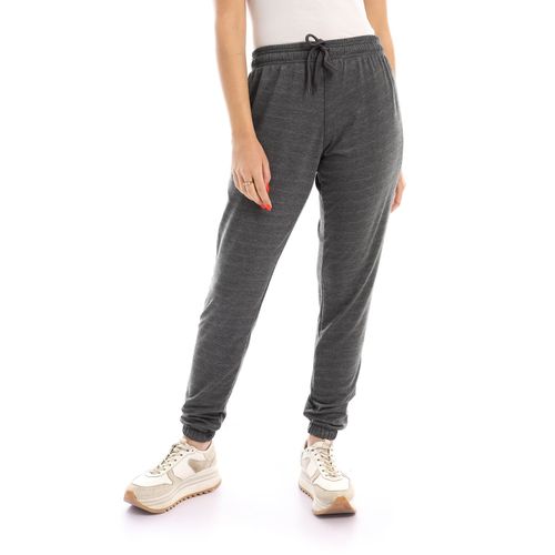 Mixed Poly-Cotton Plain Sports Pants