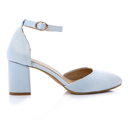 Faux Leather Pointed Pump Heels