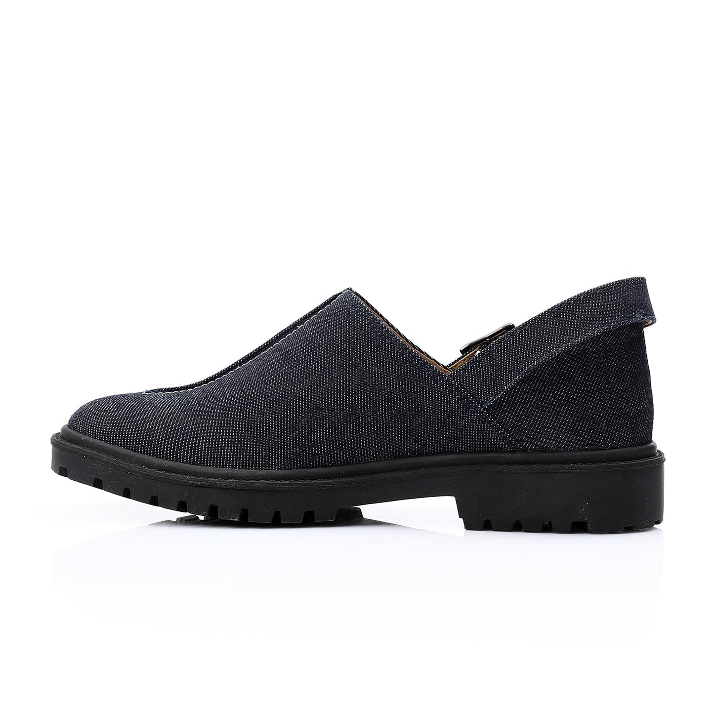 Jeans Plain Slingback Rubber Sole Shoes – Blue